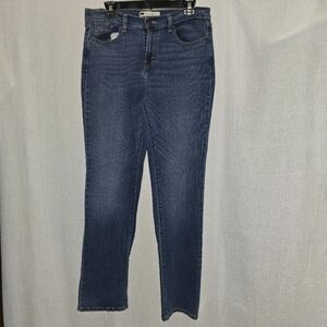 Levi's 505 Straight Leg Classic Blue Women's Jeans Sz. 10L Casual Travel Outdoor